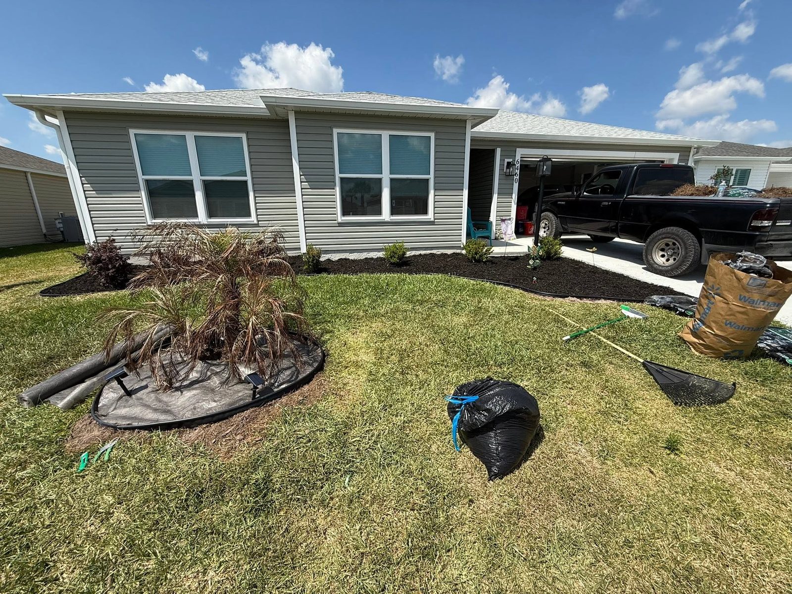 Front-yard landscaping — Neuman's Property Services, Central Florida