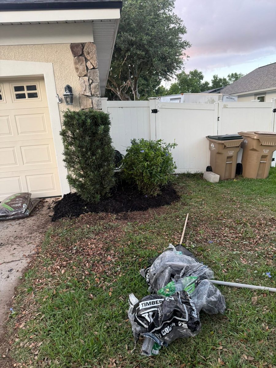 Bed install & property cleanup — Neuman's Property Services, Central Florida